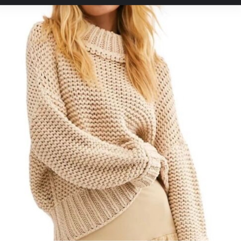 Free people my only sunshine sweater